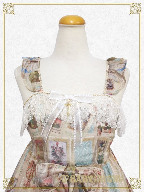 St．Mary Holy Card柄 Lily JSK/ベイビー St. Mary Holy Card Frill JSK by Baby, the Stars Shine Bright