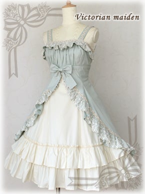 Rose Lace Ribbon JSK (2014) by Victorian Maiden