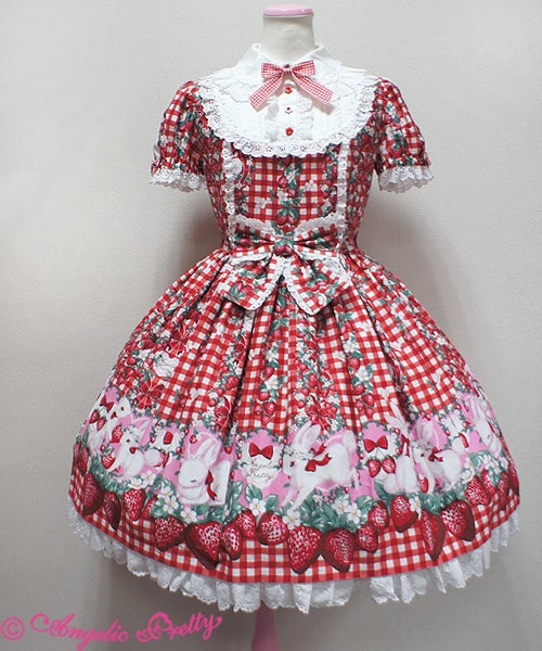 Ribbon Berry Bunny OP by Angelic Pretty