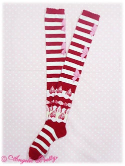Triple Tart Striped OTKs by Angelic Pretty