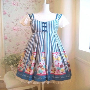Wrapping Macaron Sleeveless OP by Emily Temple Cute