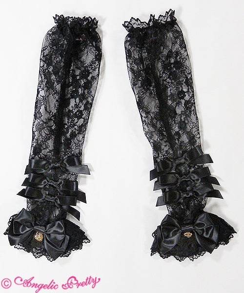 Classic Princess Long Lace Gloves by Angelic Pretty
