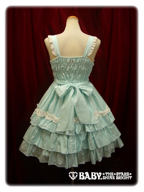 BABY,THE STARS SHINE BRIGHT お菓子柄JSK ミント BABY, THE STARS