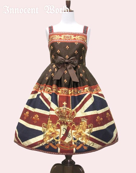 Union Jack High Waist JSK by Innocent World