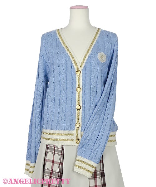 Bunny College Cardigan by Angelic Pretty