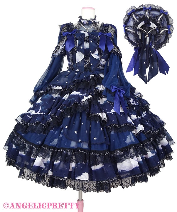 MTO] Misty Sky Dress Set by Angelic Pretty