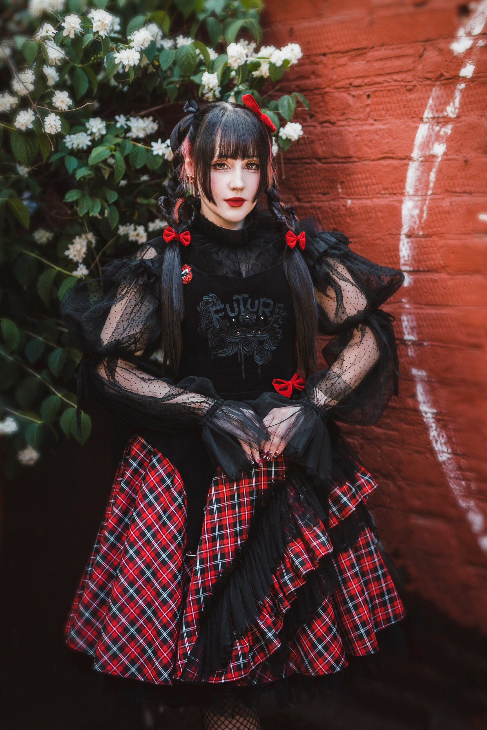 Miss Danger ~ Miwako Tartan Skirt (2024) by Indie Brand