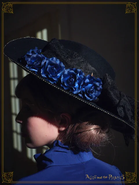 シュエット　ベルセゾンクラシックハット　アリスブルー Holy Knight Hat by Alice and the Pirates