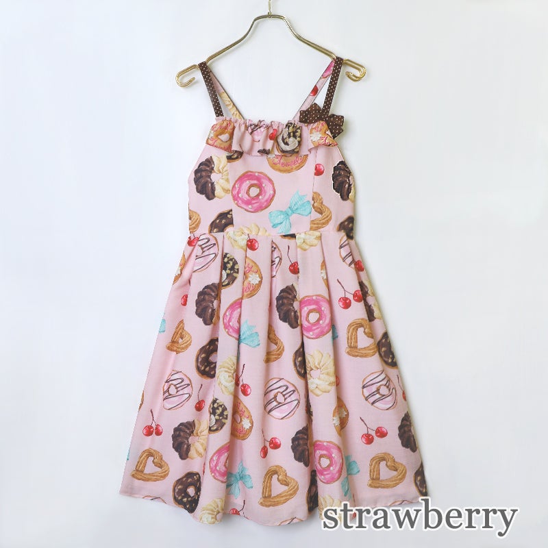 Many Donuts Camisole JSK by Emily Temple Cute