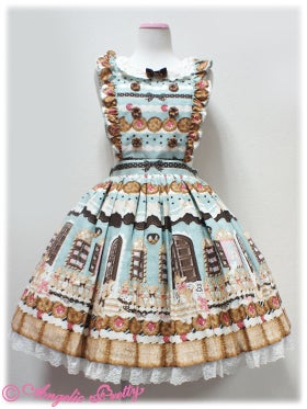 Sweet Cream House Apron-Style Skirt (2013) by Angelic Pretty