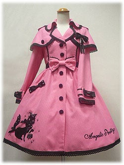 Chocolat-chan Going Out Trench Coat by Angelic Pretty