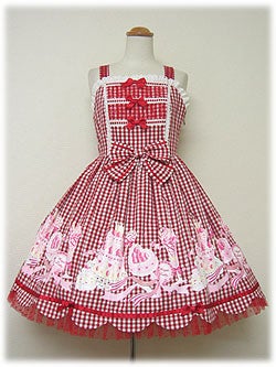 Pastel a la Mode JSK (Gingham) by Angelic Pretty
