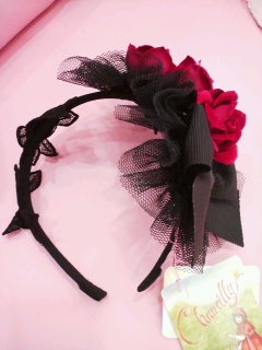 Rose Tulle Headband by Enchantlic Enchantilly