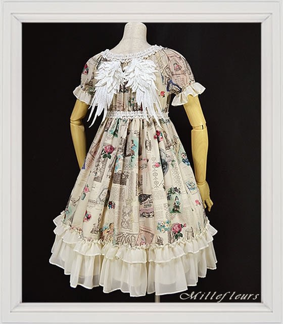 Angel OP (Victorian Print) by Millefleurs