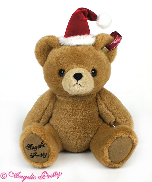 Holiday Bear Plush Pouch by Angelic Pretty