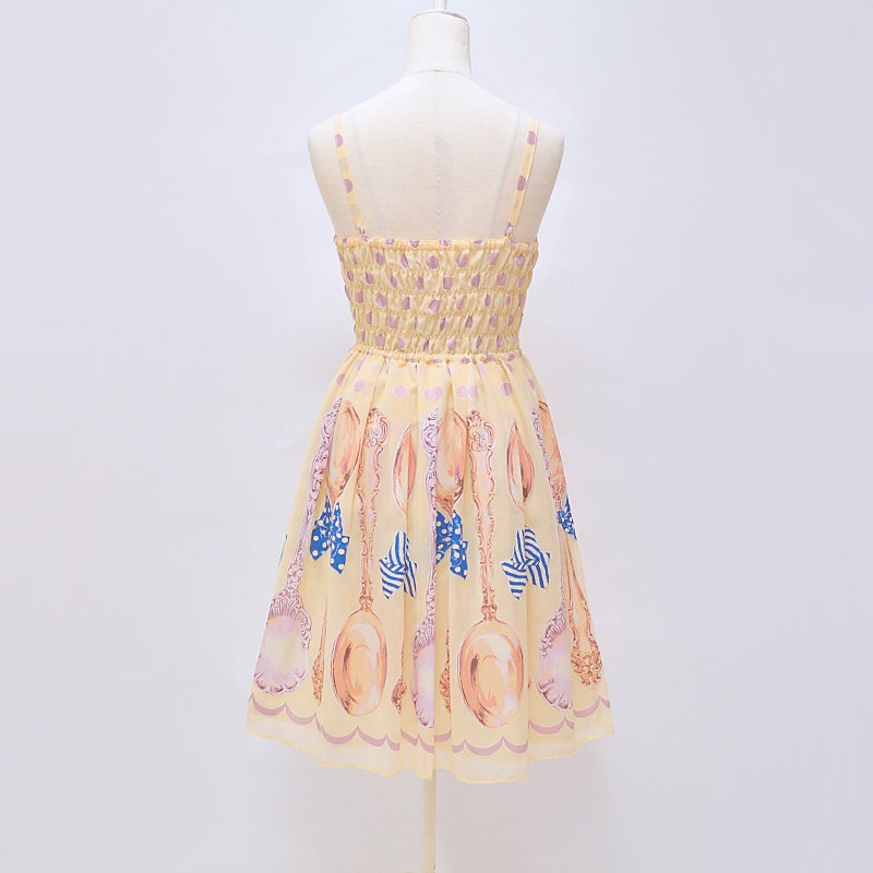 Teaspoon Print Sleeveless OP by Emily Temple Cute