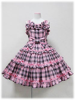 Wonder Trip Tartan JSK by Angelic Pretty