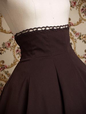 Lace Up High Waist Skirt (2012) by Mary Magdalene