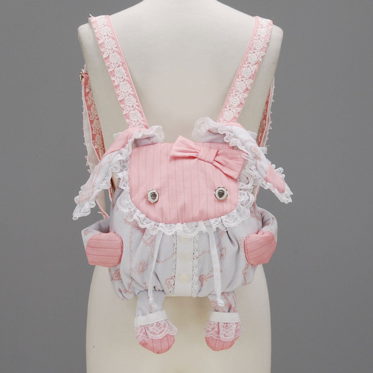 FRILL Stuffed Rabbit Rucksack by h.NAOTO