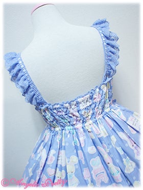 Fancy Paper Dolls Tiered JSK by Angelic Pretty