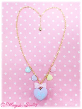 Dream Heart Macaron Necklace by Angelic Pretty