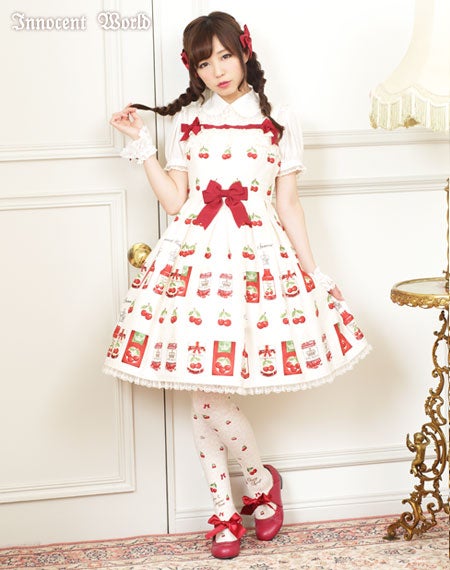 Cherry Jam Lace JSK by Innocent World