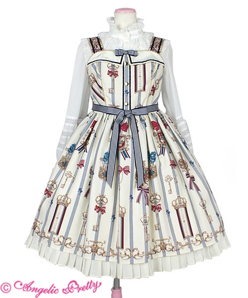 Angelic Pretty♡British Keys JSK 白 British Keys JSK by Angelic Pretty