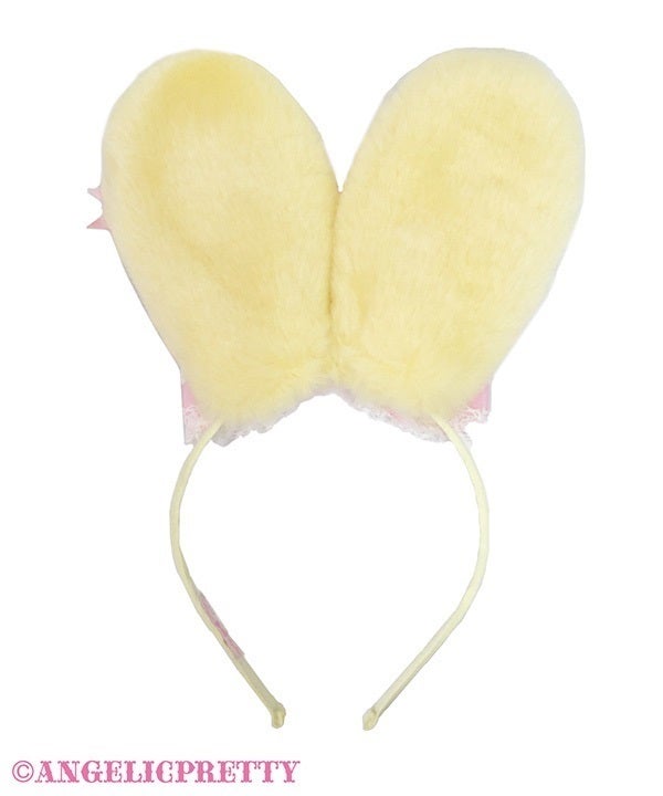 Heart Lyrical Bunny Headband by Angelic Pretty