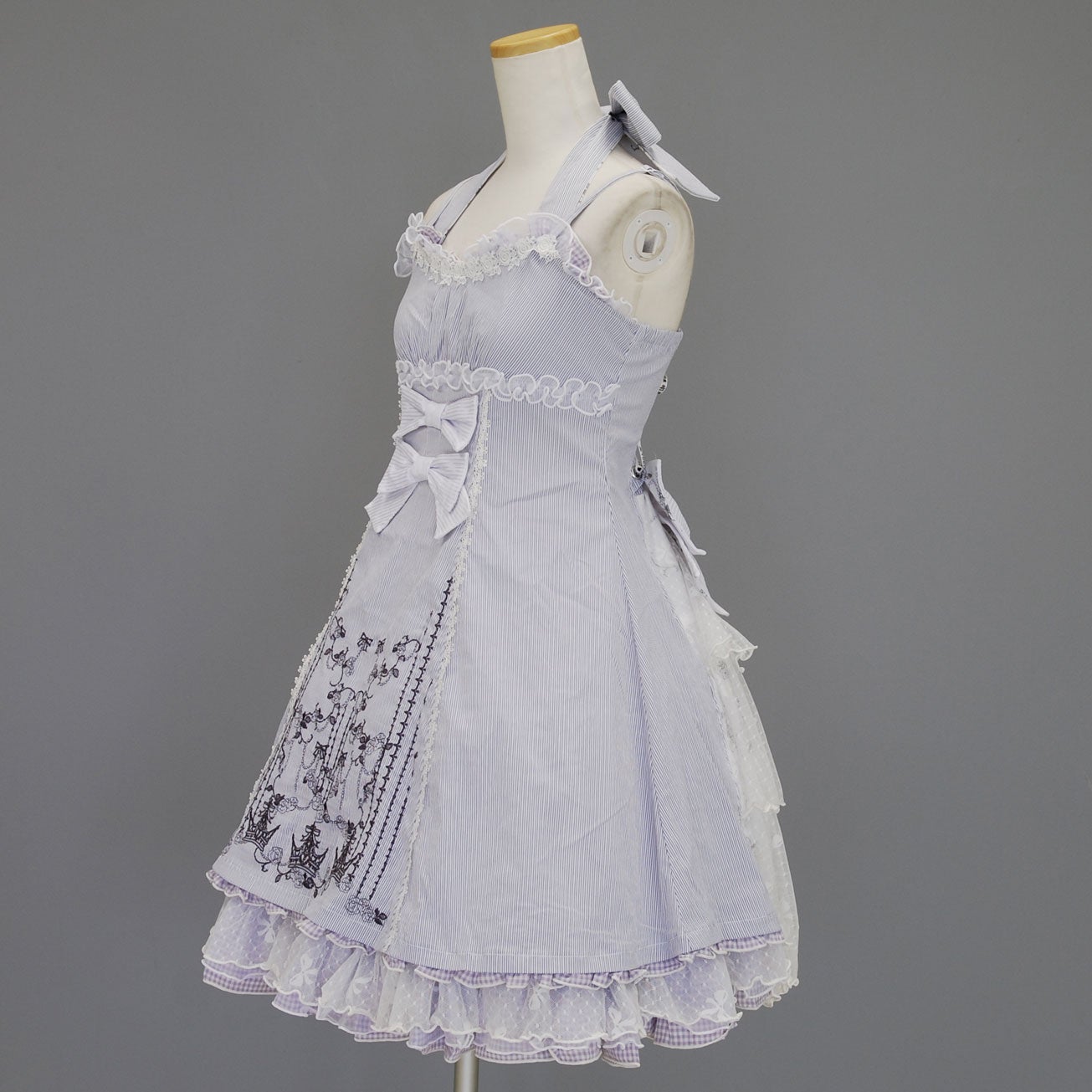 FRILL Halter Neck Ribbon JSK by h.NAOTO