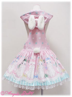 Marshmallow Bunny Salopette by Angelic Pretty