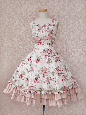 Rococo Bouquet Frill JSK by Victorian Maiden