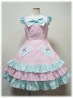 Gingham Sherbet JSK by Angelic Pretty