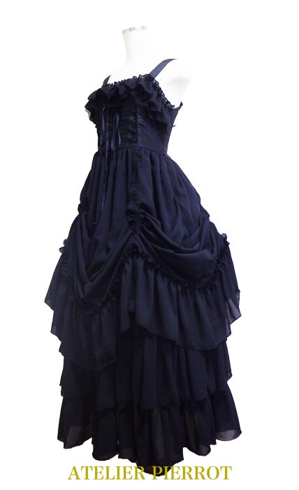 Long Bustle Lace Up JSK (2017) by Atelier Pierrot
