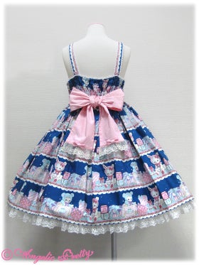 ラ*こ様 Angelic pretty fancy box 胸切替jsk オーバ Fancy Box Switching Chest JSK by Angelic Pretty