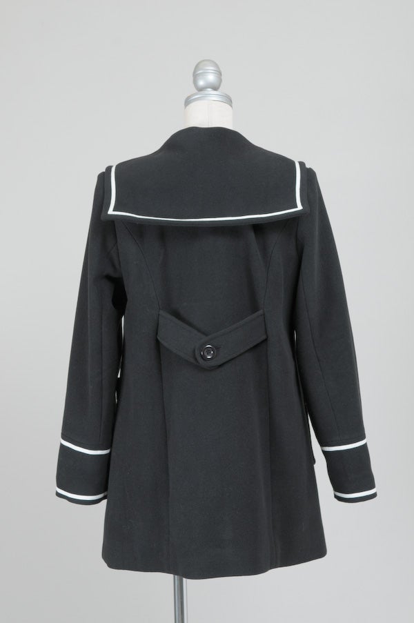 Peace Now ~ Sailor Collar Coat by Black Peace Now