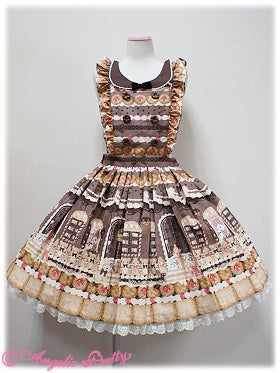 Sweet Cream House Apron-style Skirt by Angelic Pretty