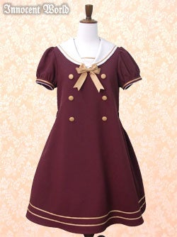 innocent World セーラーワンピース Picot Lace Sailor OP by Innocent World