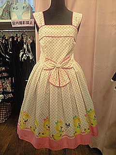 Polka Dot Duck Print Sundress JSK by Emily Temple Cute