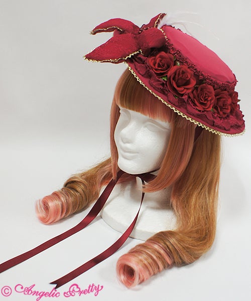 angelicpretty Dream Rose ハット Dream Rose Hat by Angelic Pretty