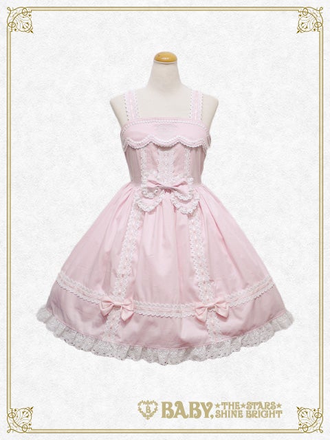 Heart Embroidered JSK by Baby, the Stars Shine Bright
