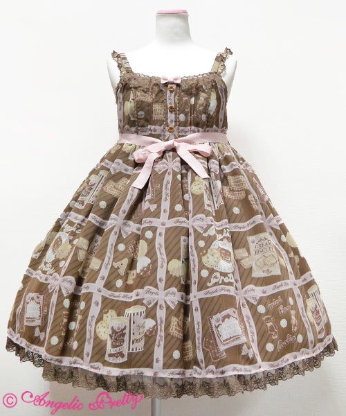 Cream Cookie Collection JSKセット Cream Cookie Collection High Waist JSK by Angelic Pretty