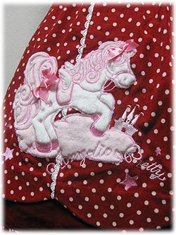 Dot Angel Pony Applique OP by Angelic Pretty