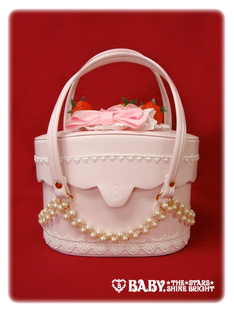 ケーキ型バニティBAG ピンク BABY,THE STARS SHINE Strawberry Cake Bag (134☆843) by Baby, the Stars Shine Bright