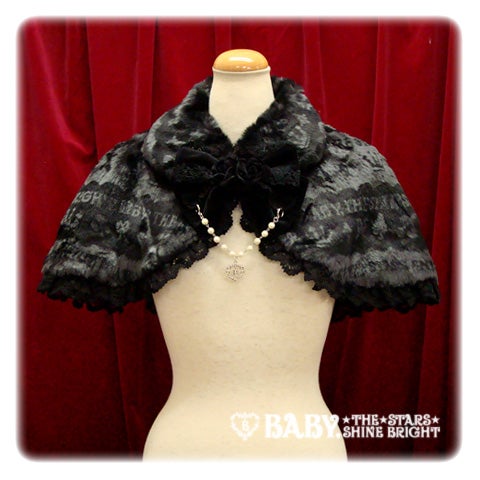 BABY,THE〜　ロゴファーケープ BABY Logo Fur Cape (2010) by Baby, the Stars Shine Bright