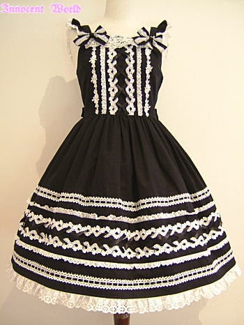 Cross Satin Ribbon JSK by Innocent World