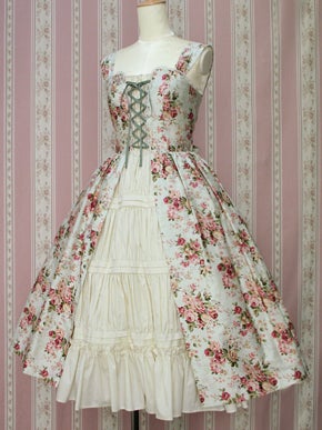 Rococo Bouquet Elegant JSK by Victorian Maiden