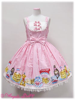 ワンピース Angelic Pretty Honey Cake JSK Honey Cake Switching JSK by Angelic Pretty