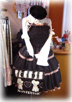 レディース Innocent World ドット 水玉 ジャンパースカート jsk