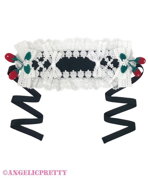 Dress-up Berry Knitted Headdress by Angelic Pretty