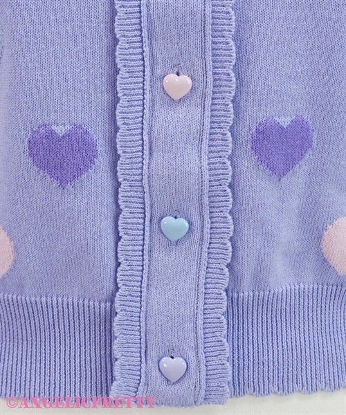 Candy Petit Heart Cardigan by Angelic Pretty